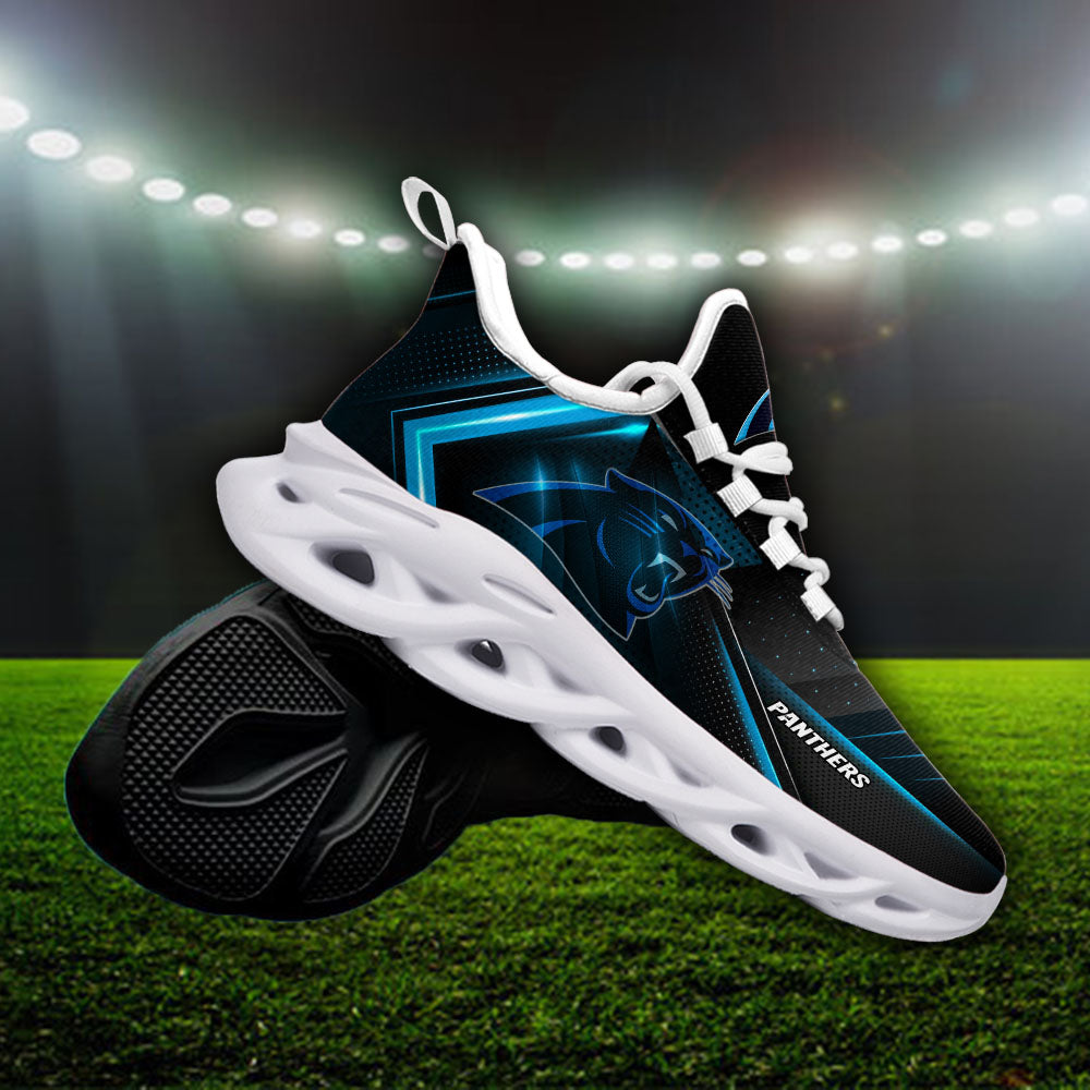 Ideafootwear Carolina Panthers NFL Max Soul Shoes Sneakers For Men And Women
