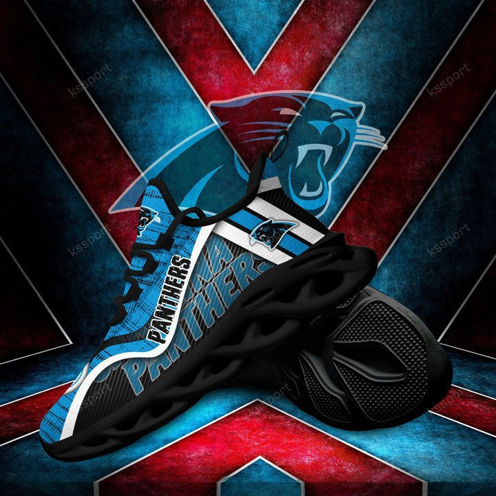 Ideafootwear Carolina Panthers NFL Max Soul Shoes Sneakers For Men And Women