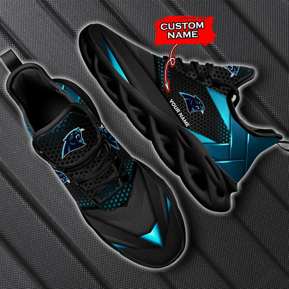 Ideafootwear Carolina Panthers NFL Max Soul Shoes Sneakers For Men And Women