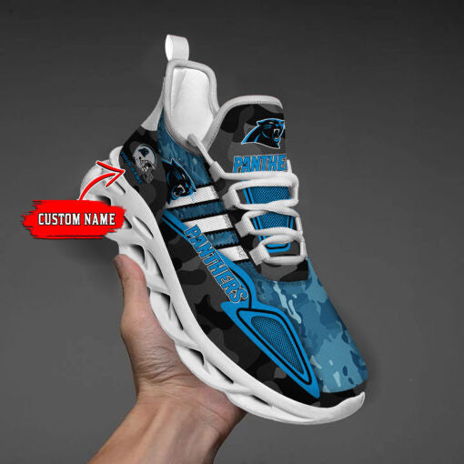 Ideafootwear Carolina Panthers NFL Max Soul Shoes Sneakers For Men And Women