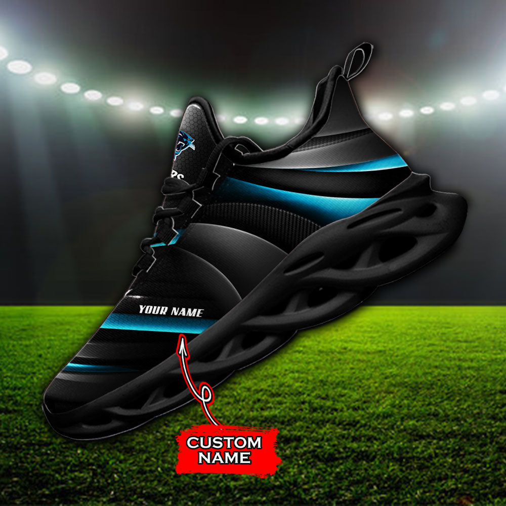 Ideafootwear Carolina Panthers NFL Max Soul Shoes Sneakers For Men And Women