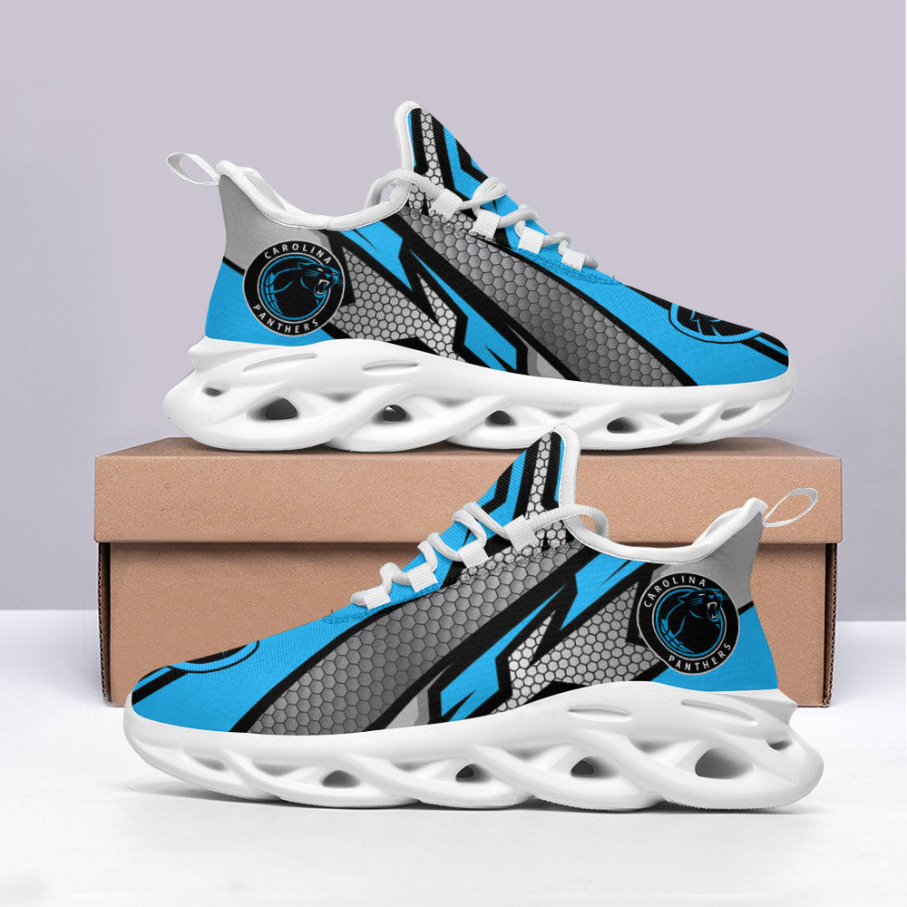 Ideafootwear Carolina Panthers NFL Max Soul Shoes Sneakers For Men And Women