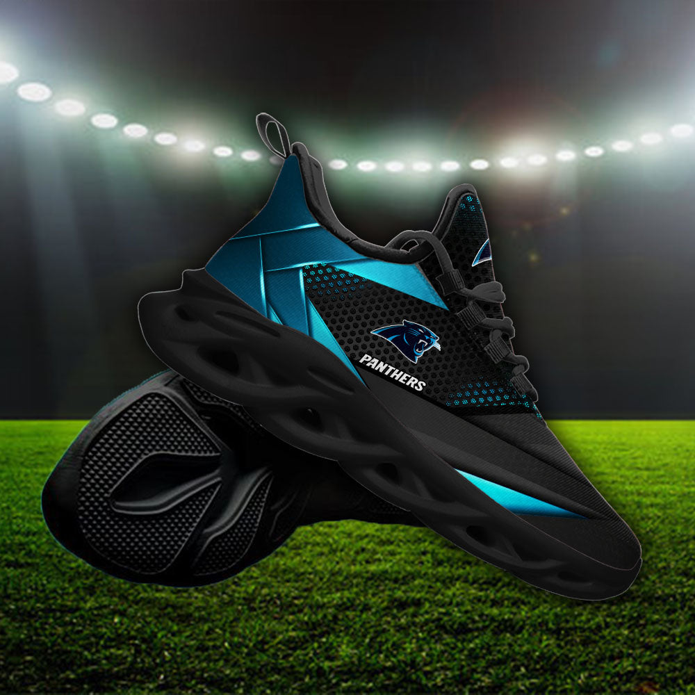 Ideafootwear Carolina Panthers NFL Max Soul Shoes Sneakers For Men And Women