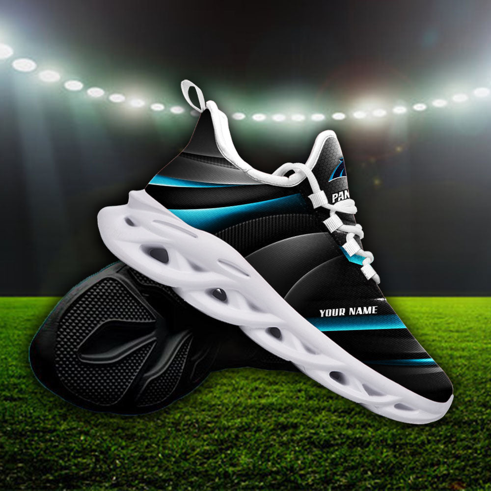 Ideafootwear Carolina Panthers NFL Max Soul Shoes Sneakers For Men And Women