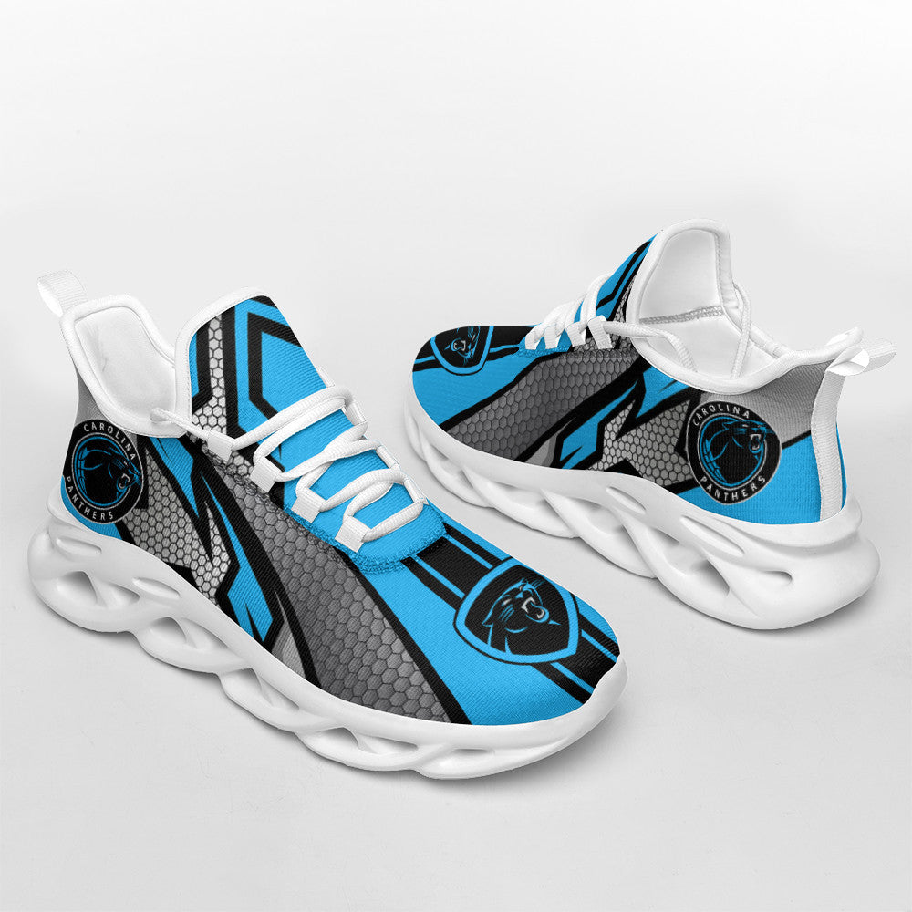 Ideafootwear Carolina Panthers NFL Max Soul Shoes Sneakers For Men And Women