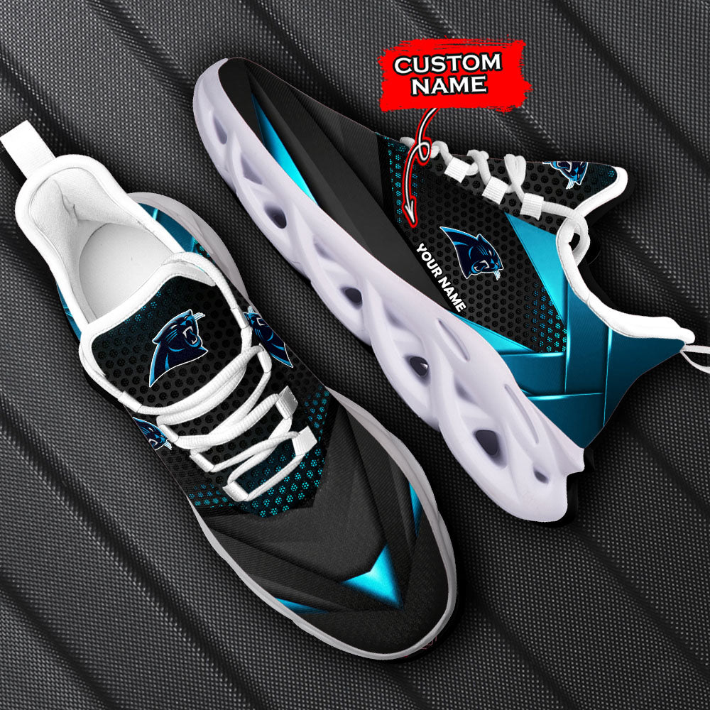 Ideafootwear Carolina Panthers NFL Max Soul Shoes Sneakers For Men And Women