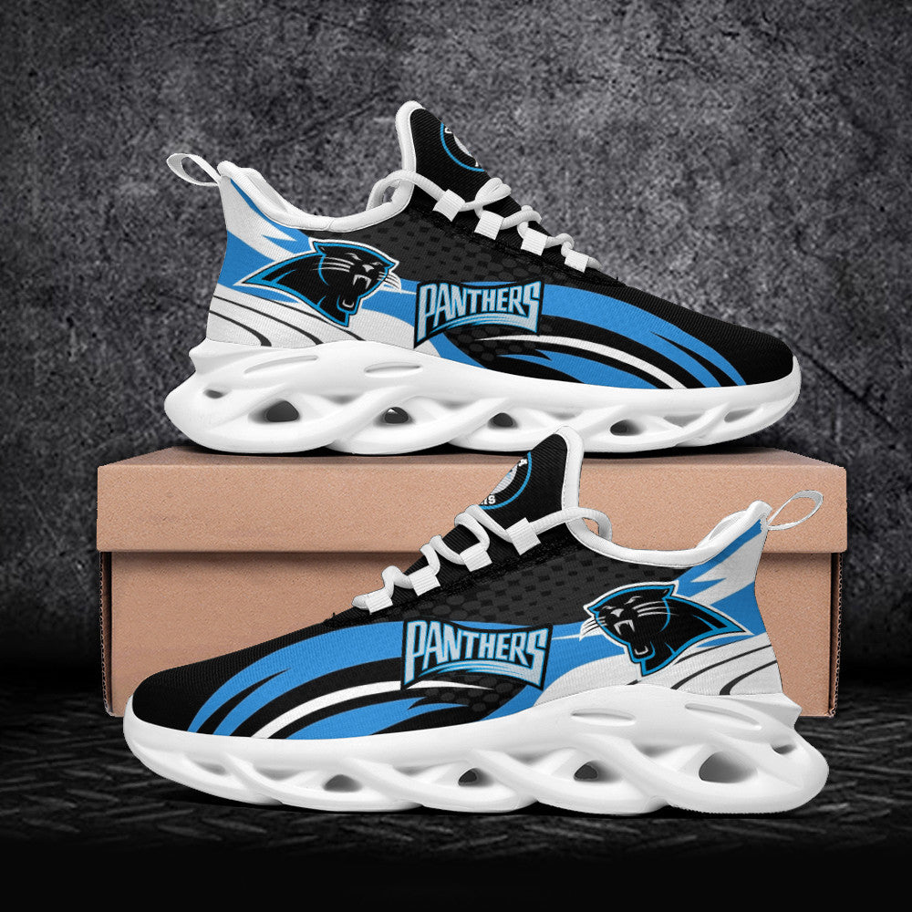 Ideafootwear Carolina Panthers NFL Max Soul Shoes Sneakers For Men And Women