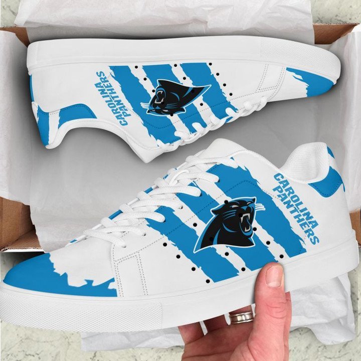 Ideafootwear Carolina Panthers Skate Stan Shoes Sneakes For Men And Women
