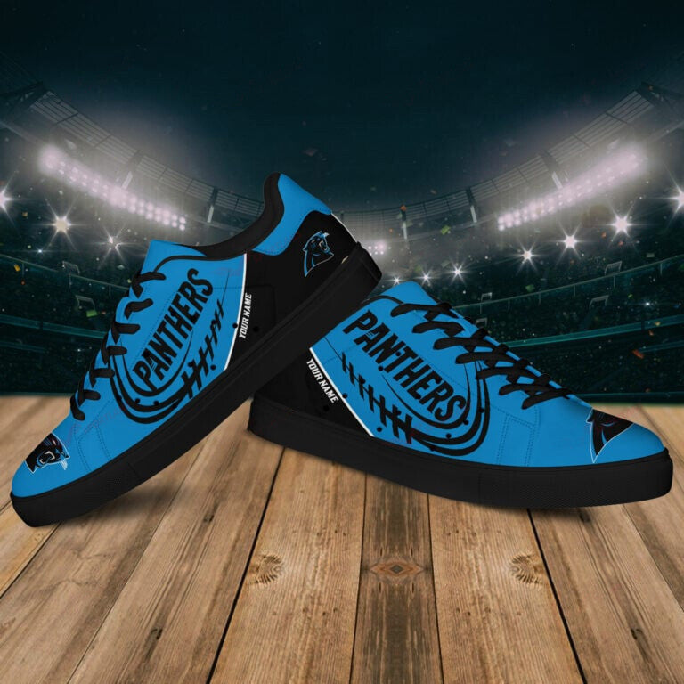 Ideafootwear Carolina Panthers Skate Stan Shoes Sneakes For Men And Women