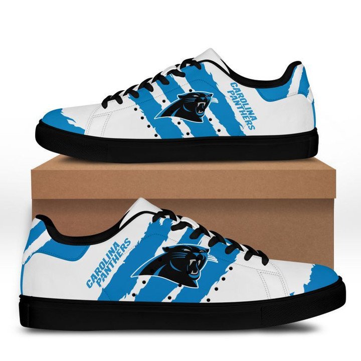 Ideafootwear Carolina Panthers Skate Stan Shoes Sneakes For Men And Women
