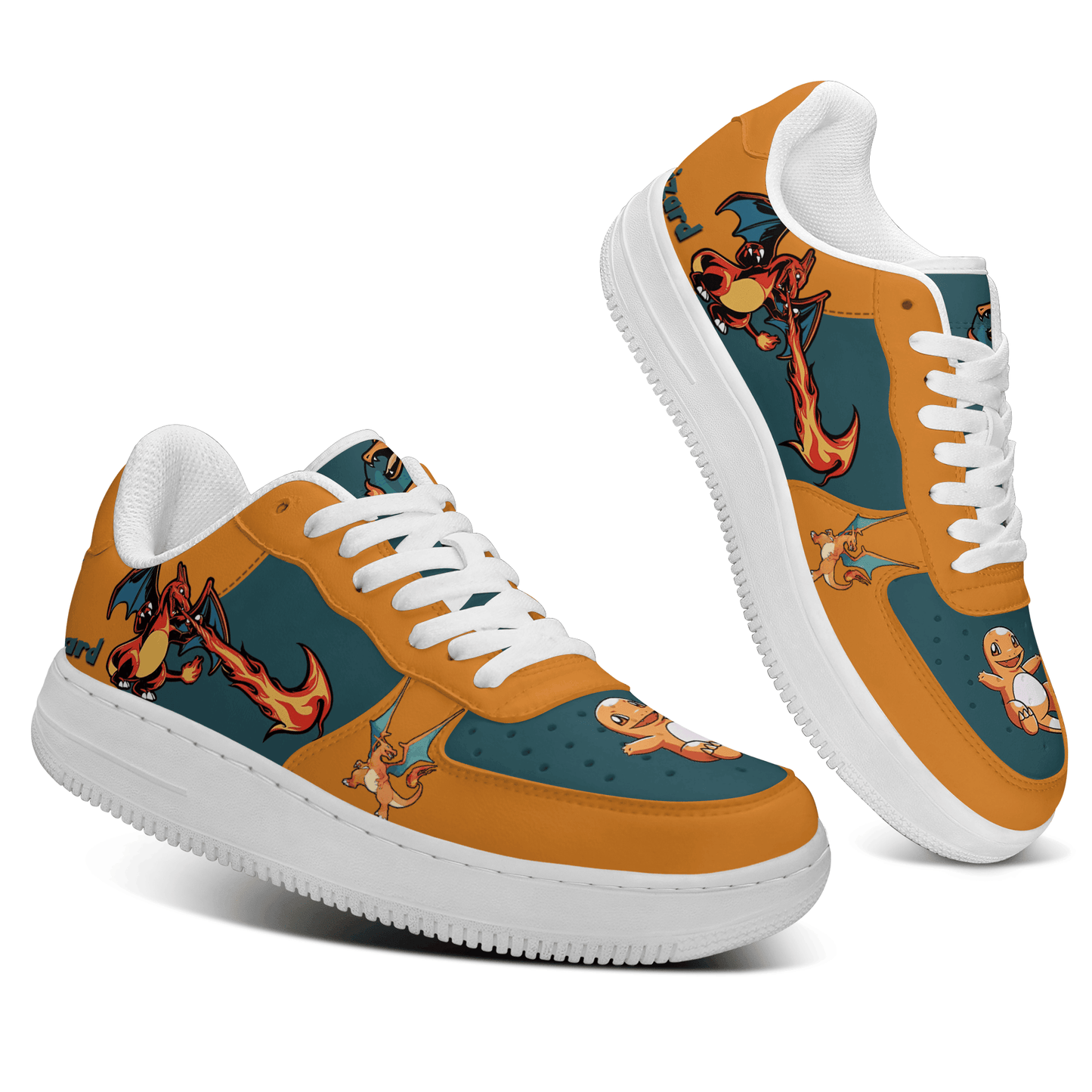 Ideafootwear Charizard Air Low-Top Sneakers Shoes For Men And Women