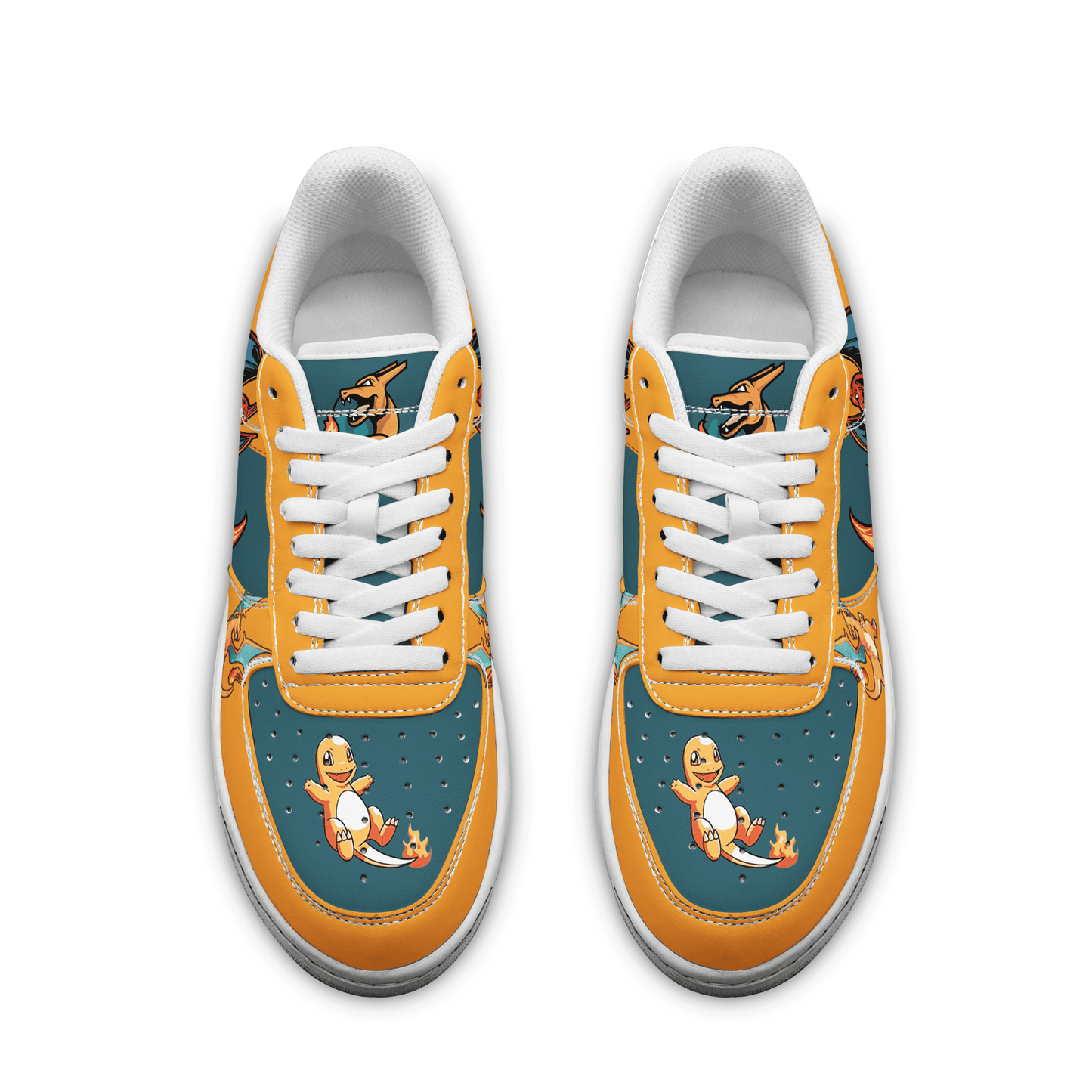 Ideafootwear Charizard Air Low-Top Sneakers Shoes For Men And Women