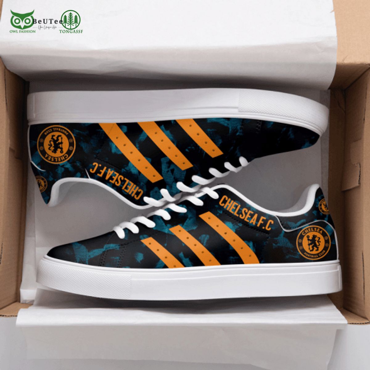 Ideafootwear Chelsea FC Skate Stan Shoes Sneakes For Men And Women