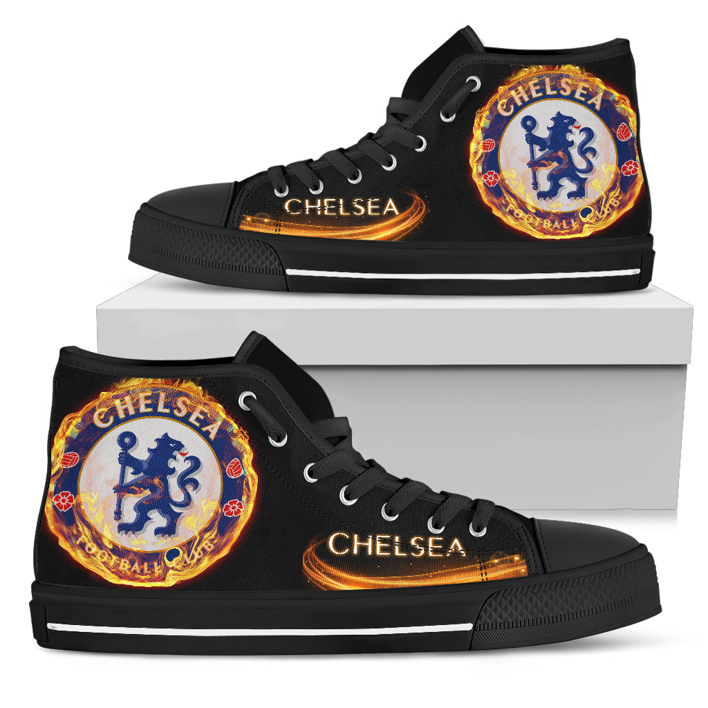 Ideafootwear Chelsea High Top Canvas Sneakers Shoes For Men And Women