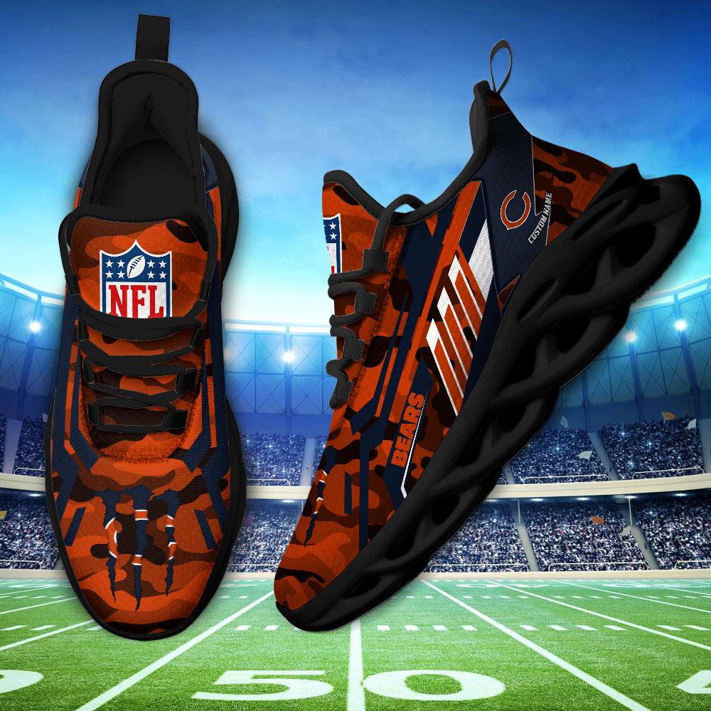 Ideafootwear Chicago Bears Max Soul Shoes Sneakers For Men And Women