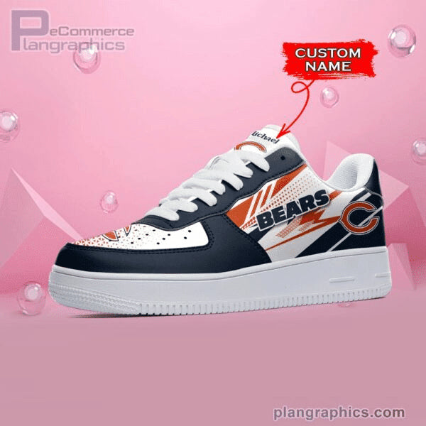 Ideafootwear Chicago Bears NFL Air Low-Top Sneakers Shoes For Men And Women