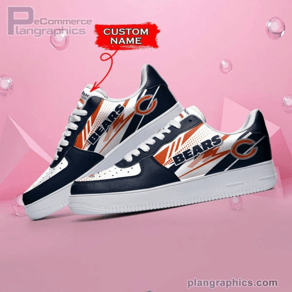 Ideafootwear Chicago Bears NFL Air Low-Top Sneakers Shoes For Men And Women