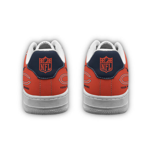 Ideafootwear Chicago Bears NFL Air Low-Top Sneakers Shoes For Men And Women