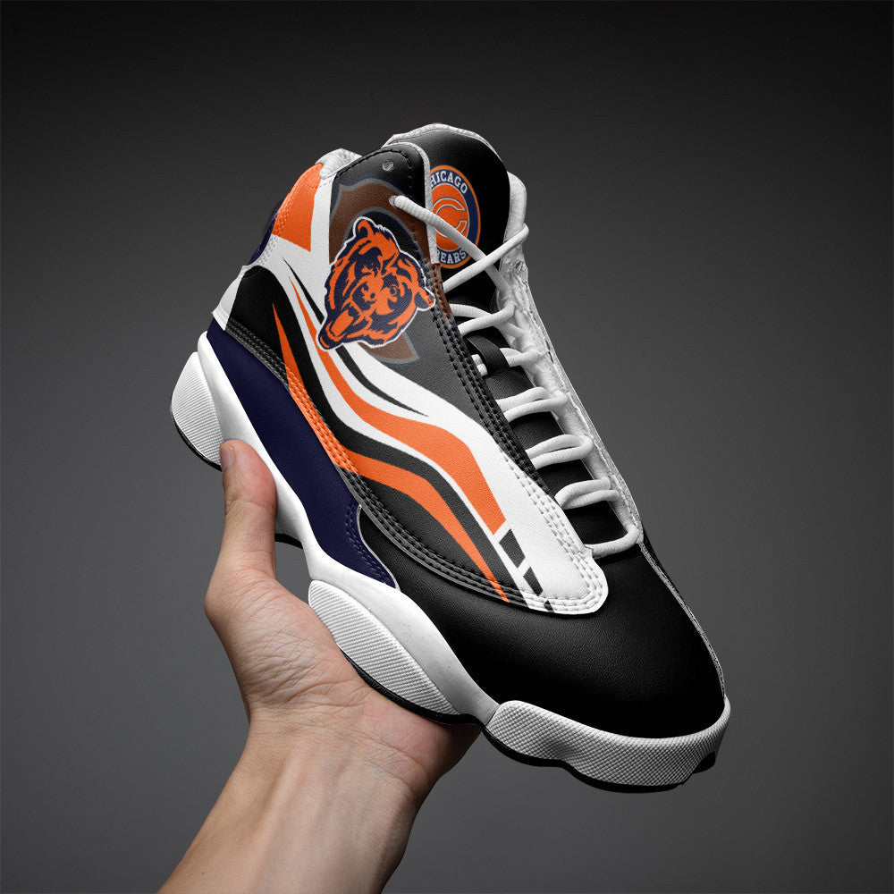Ideafootwear Chicago Bears NFL AJ13 Sneakers Shoes For Men And Women