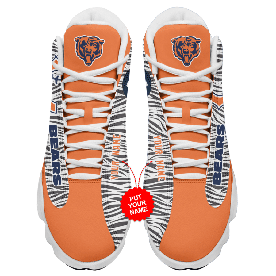 Ideafootwear Chicago Bears NFL AJ13 Sneakers Shoes For Men And Women