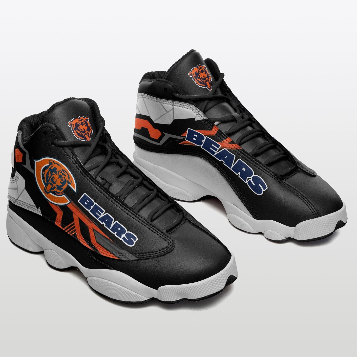 Ideafootwear Chicago Bears NFL AJ13 Sneakers Shoes For Men And Women