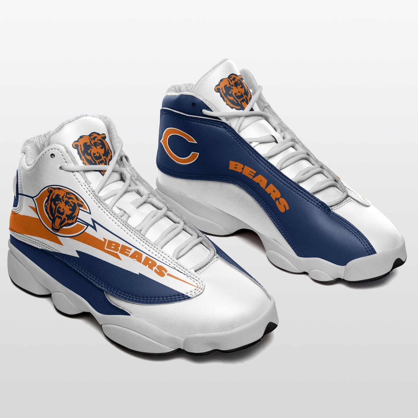 Ideafootwear Chicago Bears NFL AJ13 Sneakers Shoes For Men And Women