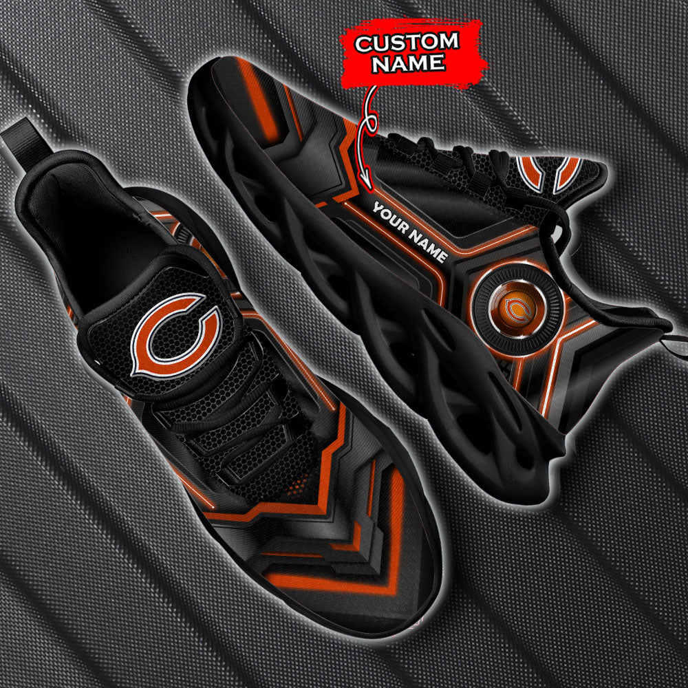 Ideafootwear Chicago Bears NFL Max Soul Shoes Sneakers For Men And Women