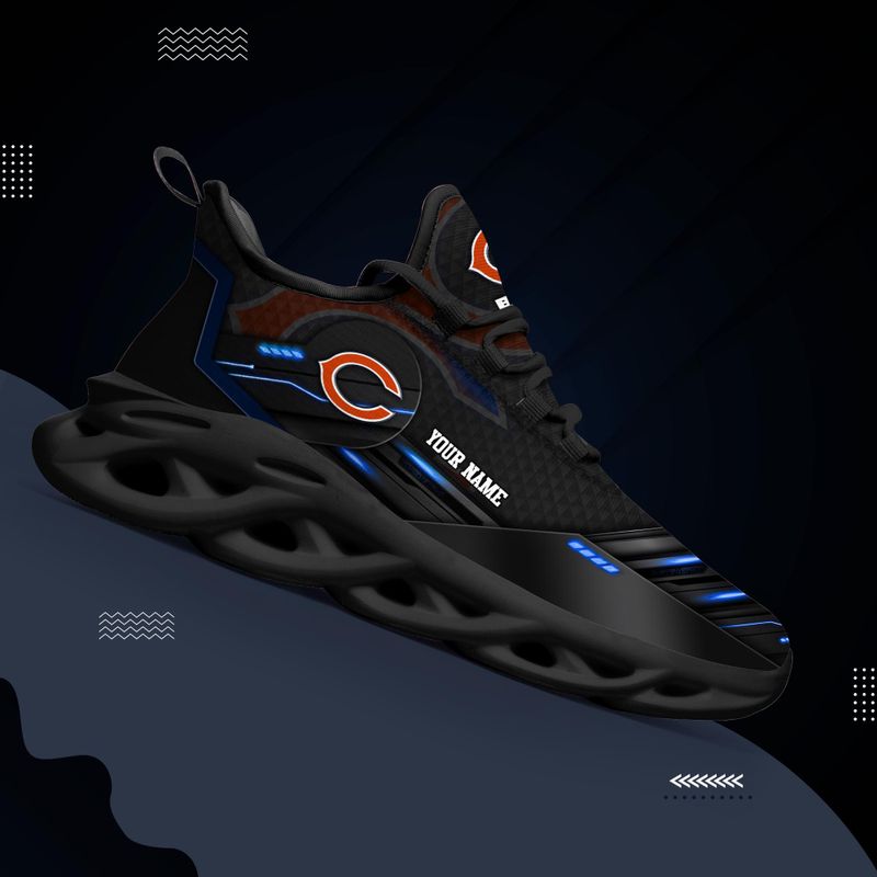 Ideafootwear Chicago Bears NFL Max Soul Shoes Sneakers For Men And Women