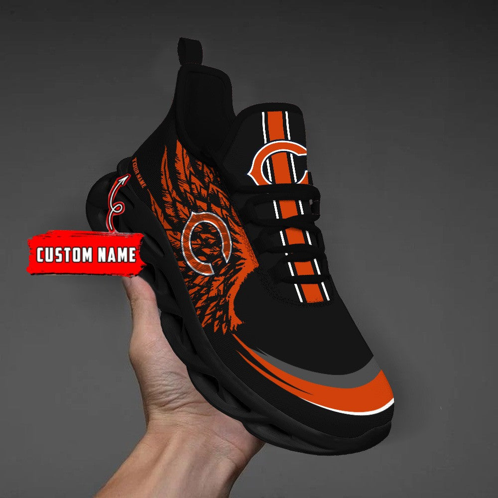 Ideafootwear Chicago Bears NFL Max Soul Shoes Sneakers For Men And Women