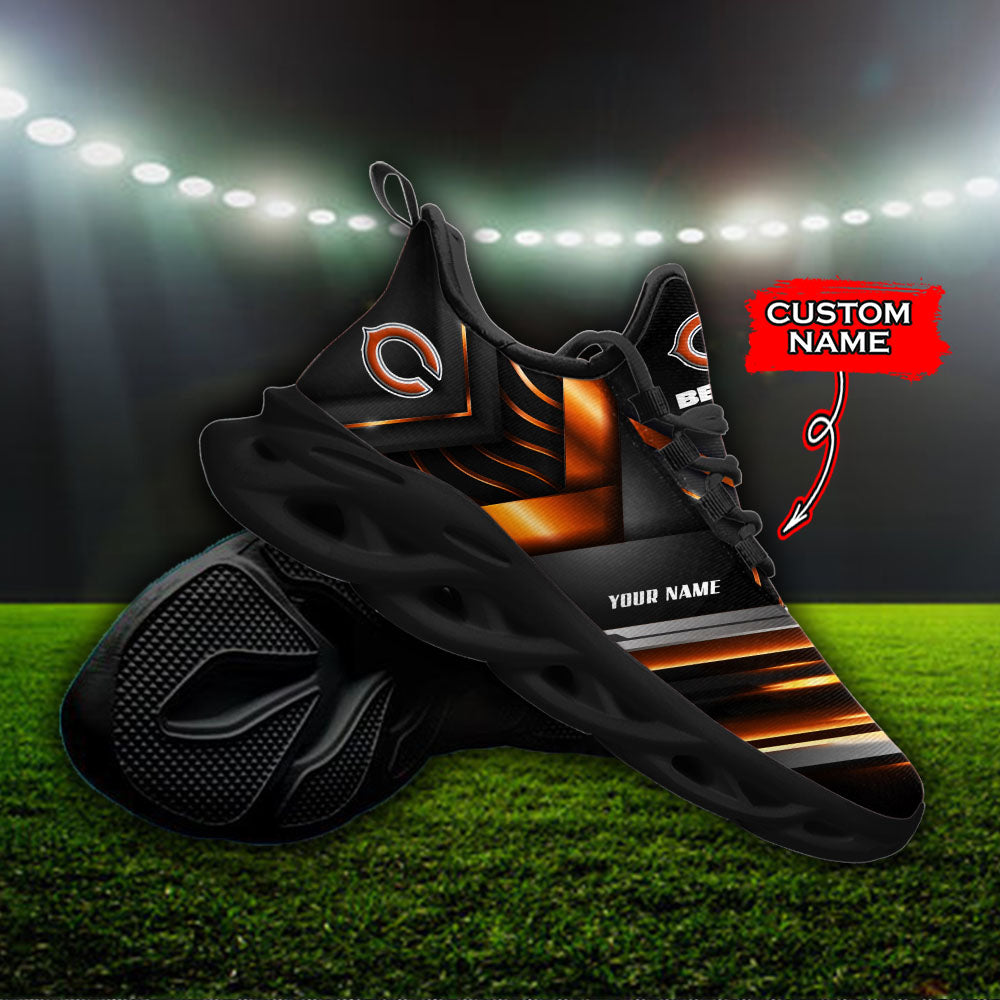 Ideafootwear Chicago Bears NFL Max Soul Shoes Sneakers For Men And Women