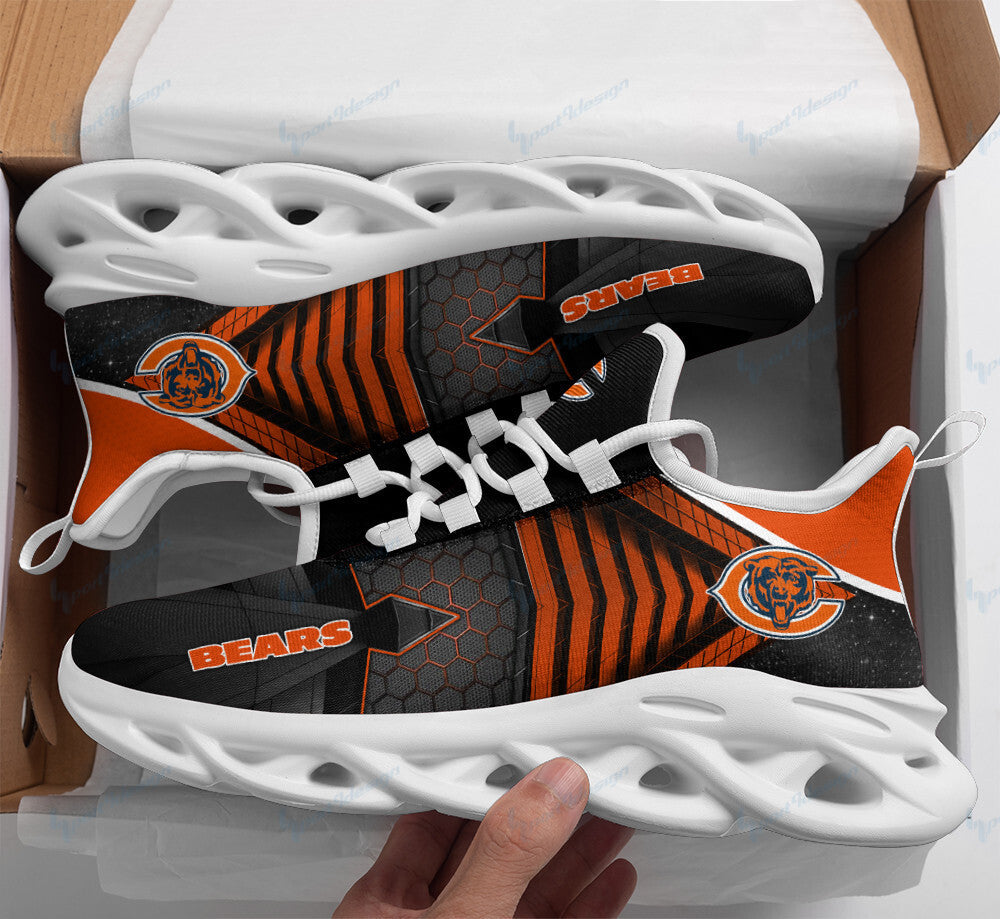 Ideafootwear Chicago Bears NFL Max Soul Shoes Sneakers For Men And Women