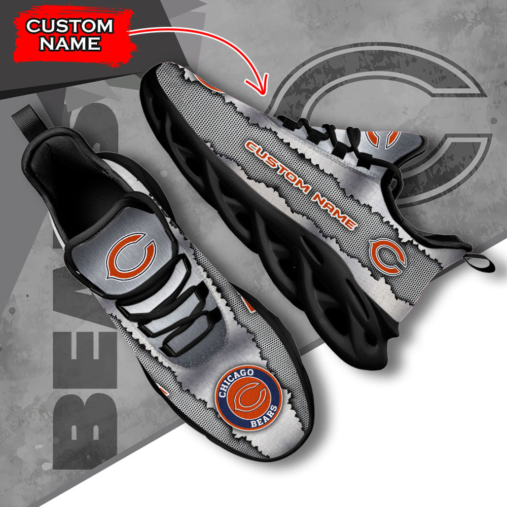 Ideafootwear Chicago Bears NFL Max Soul Shoes Sneakers For Men And Women