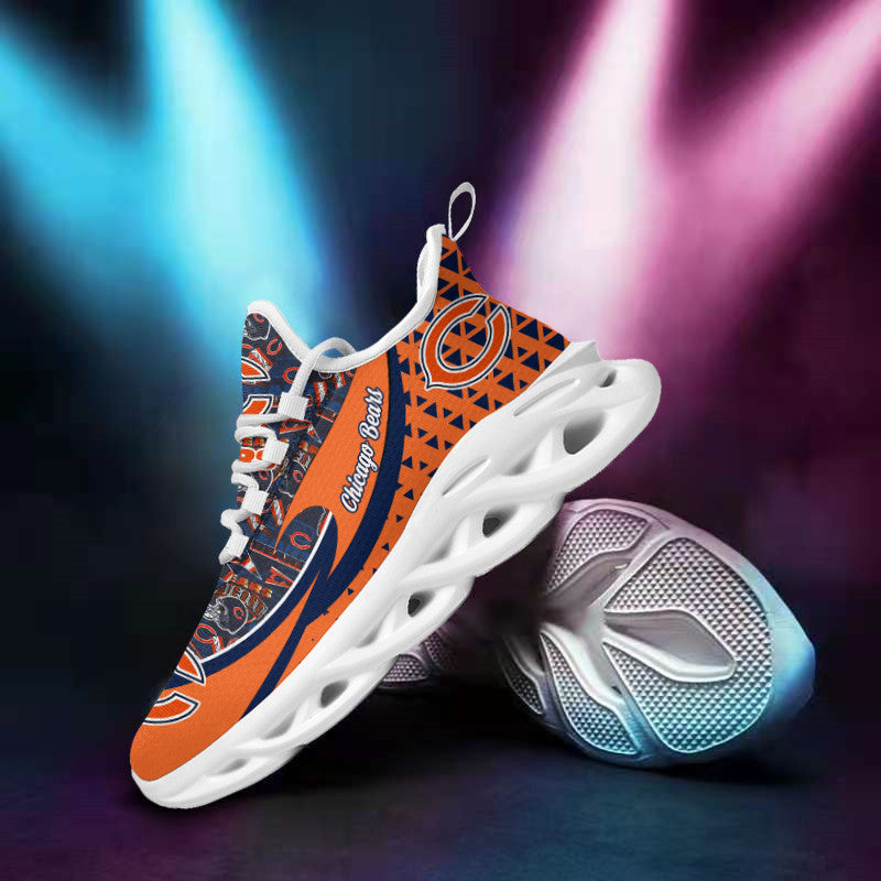Ideafootwear Chicago Bears NFL Max Soul Shoes Sneakers For Men And Women