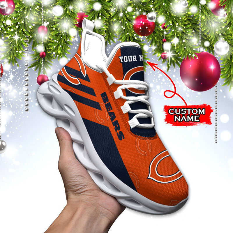Ideafootwear Chicago Bears NFL Max Soul Shoes Sneakers For Men And Women