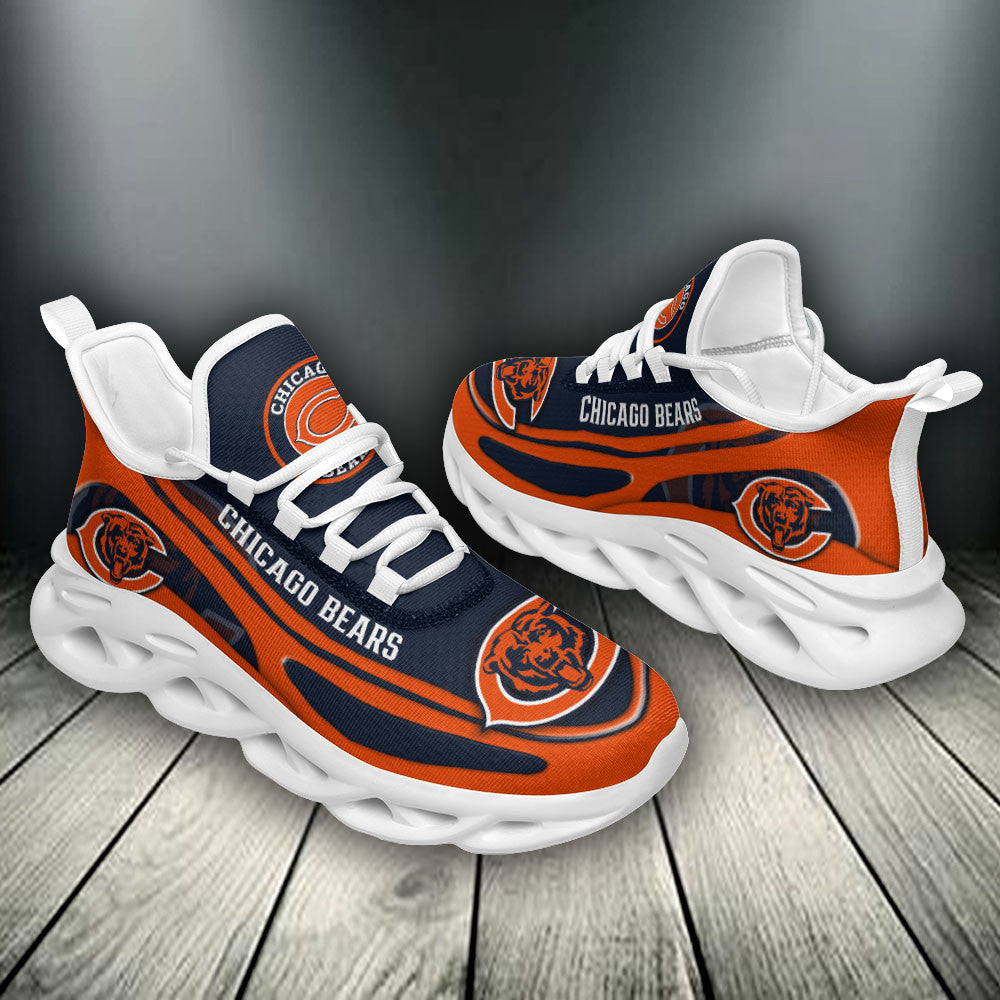 Ideafootwear Chicago Bears NFL Max Soul Shoes Sneakers For Men And Women