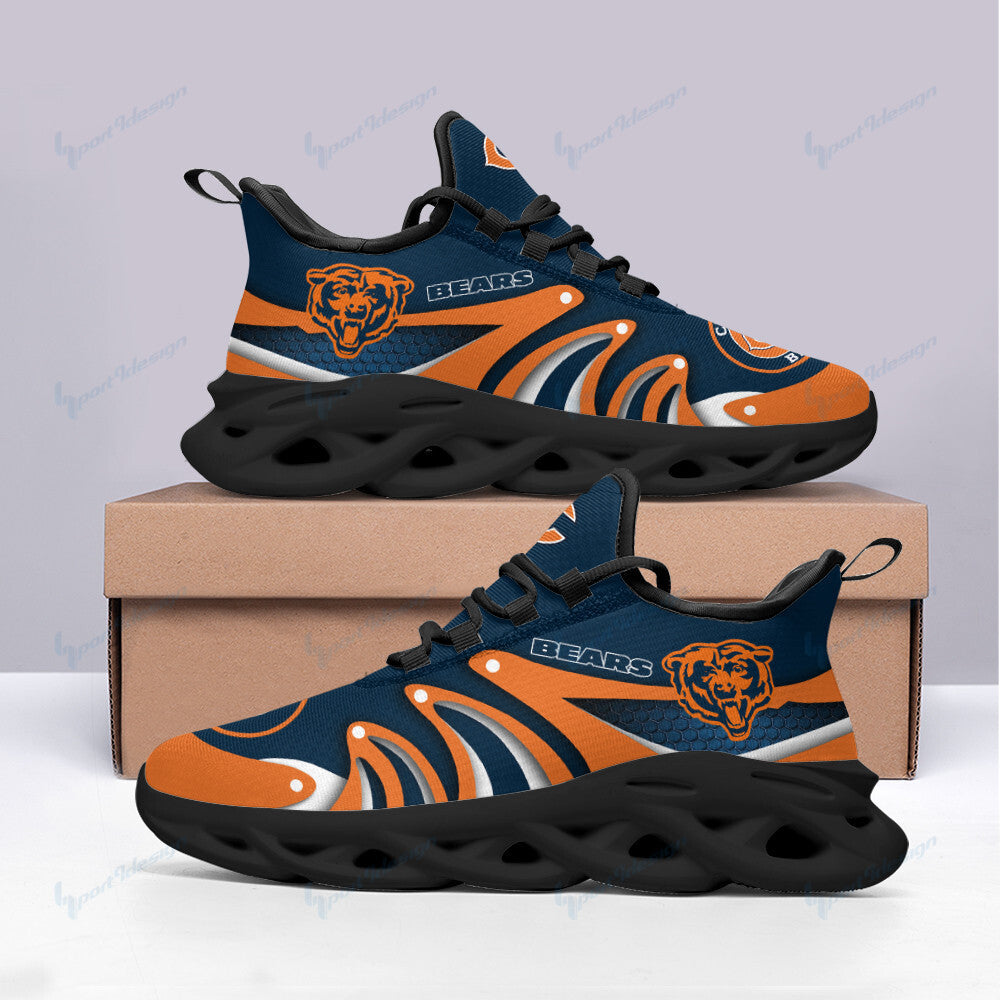 Ideafootwear Chicago Bears NFL Max Soul Shoes Sneakers For Men And Women