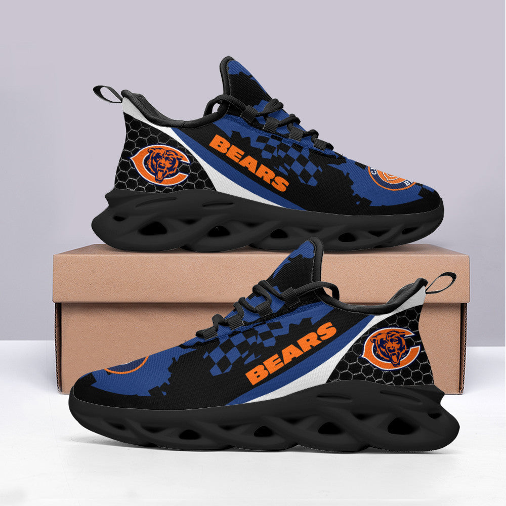 Ideafootwear Chicago Bears NFL Max Soul Shoes Sneakers For Men And Women