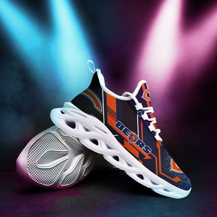Ideafootwear Chicago Bears NFL Max Soul Shoes Sneakers For Men And Women