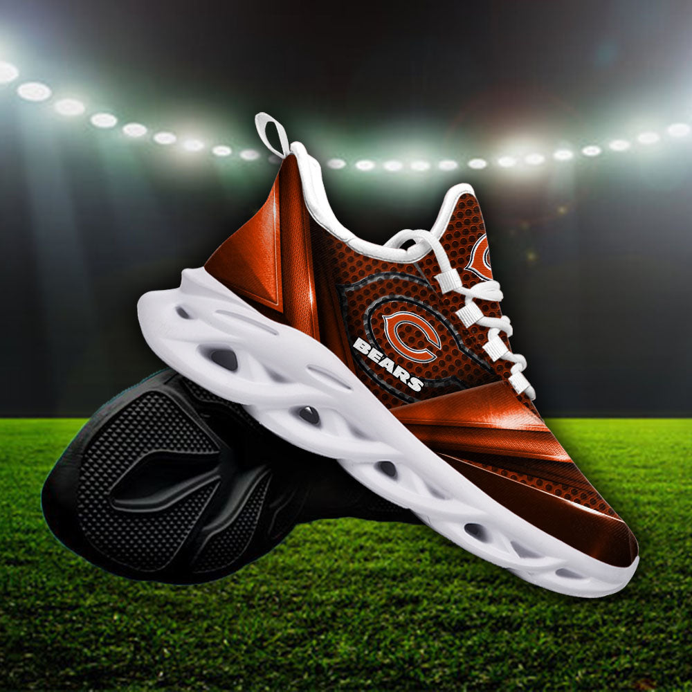 Ideafootwear Chicago Bears NFL Max Soul Shoes Sneakers For Men And Women