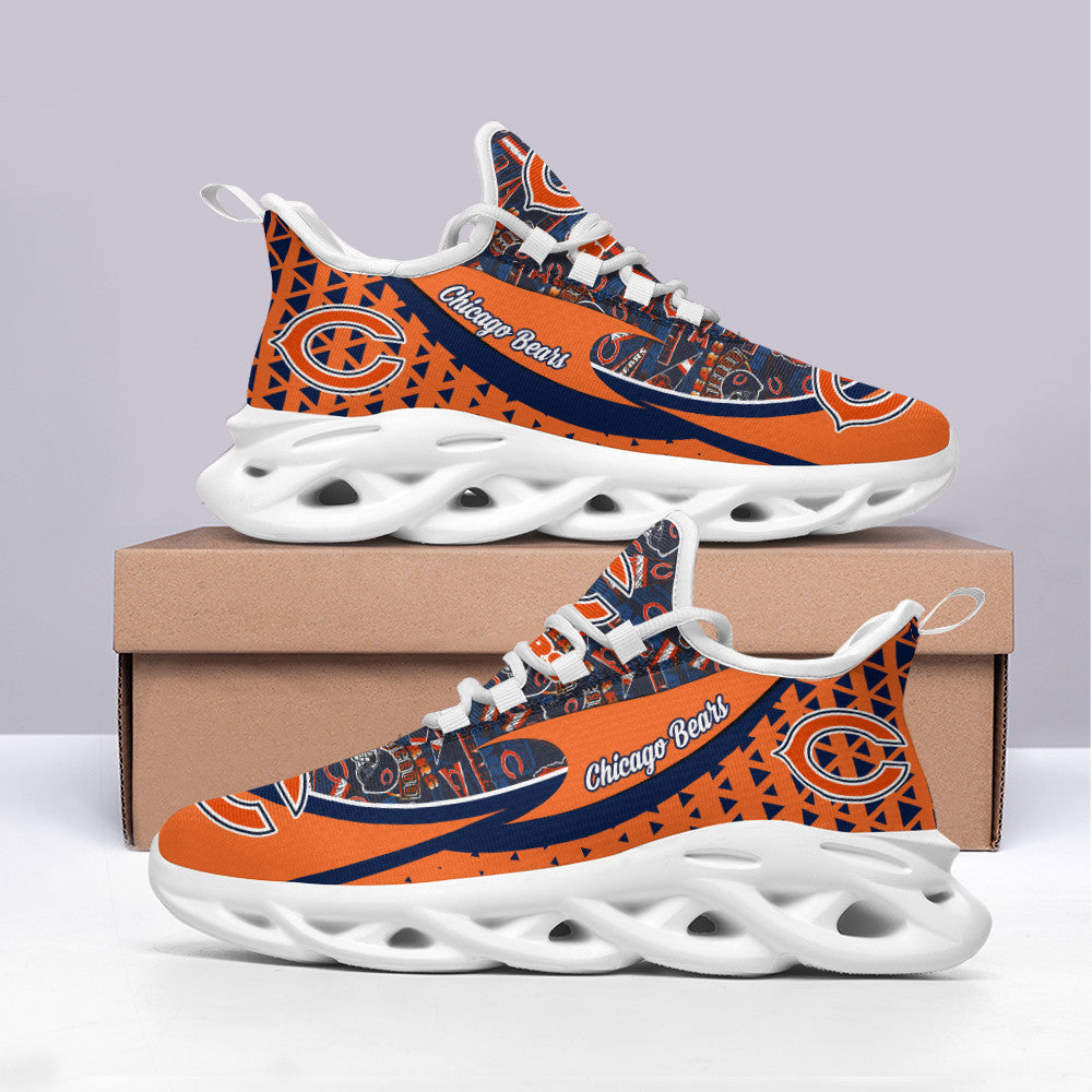 Ideafootwear Chicago Bears NFL Max Soul Shoes Sneakers For Men And Women