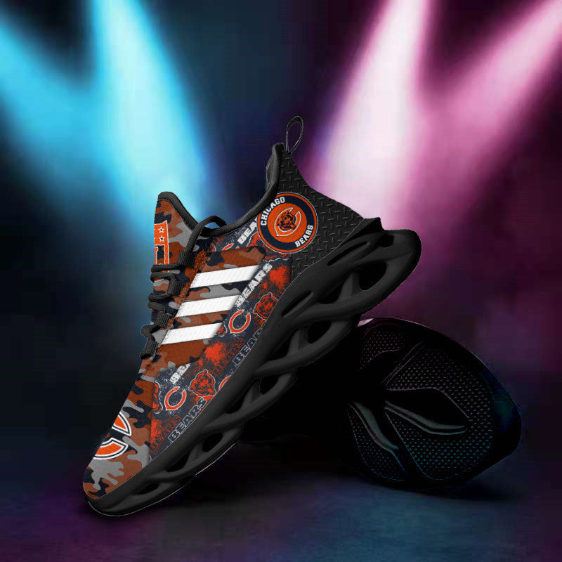 Ideafootwear Chicago Bears NFL Max Soul Shoes Sneakers For Men And Women