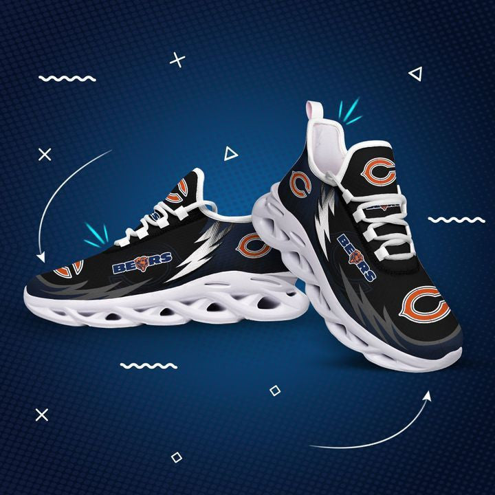 Ideafootwear Chicago Bears NFL Max Soul Shoes Sneakers For Men And Women
