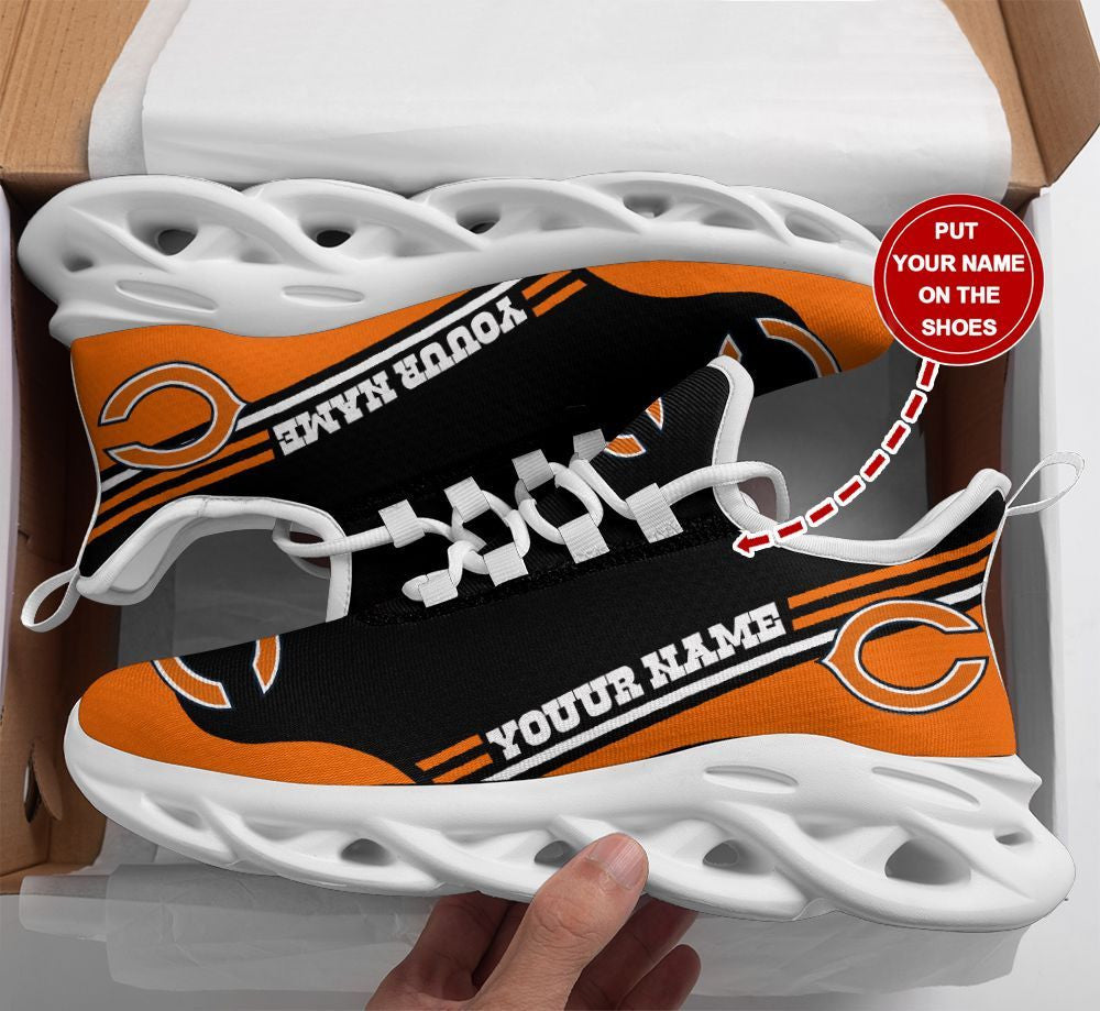 Ideafootwear Chicago Bears NFL Max Soul Shoes Sneakers For Men And Women
