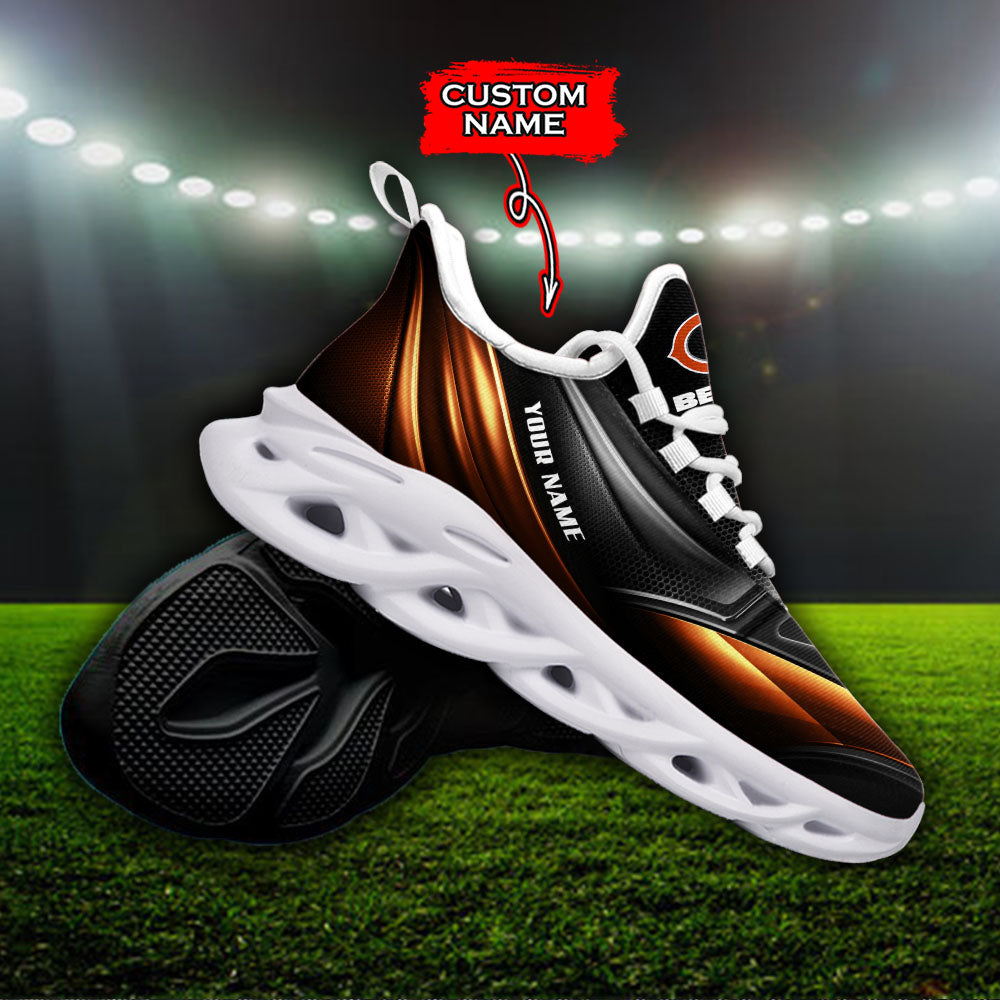 Ideafootwear Chicago Bears NFL Max Soul Shoes Sneakers For Men And Women