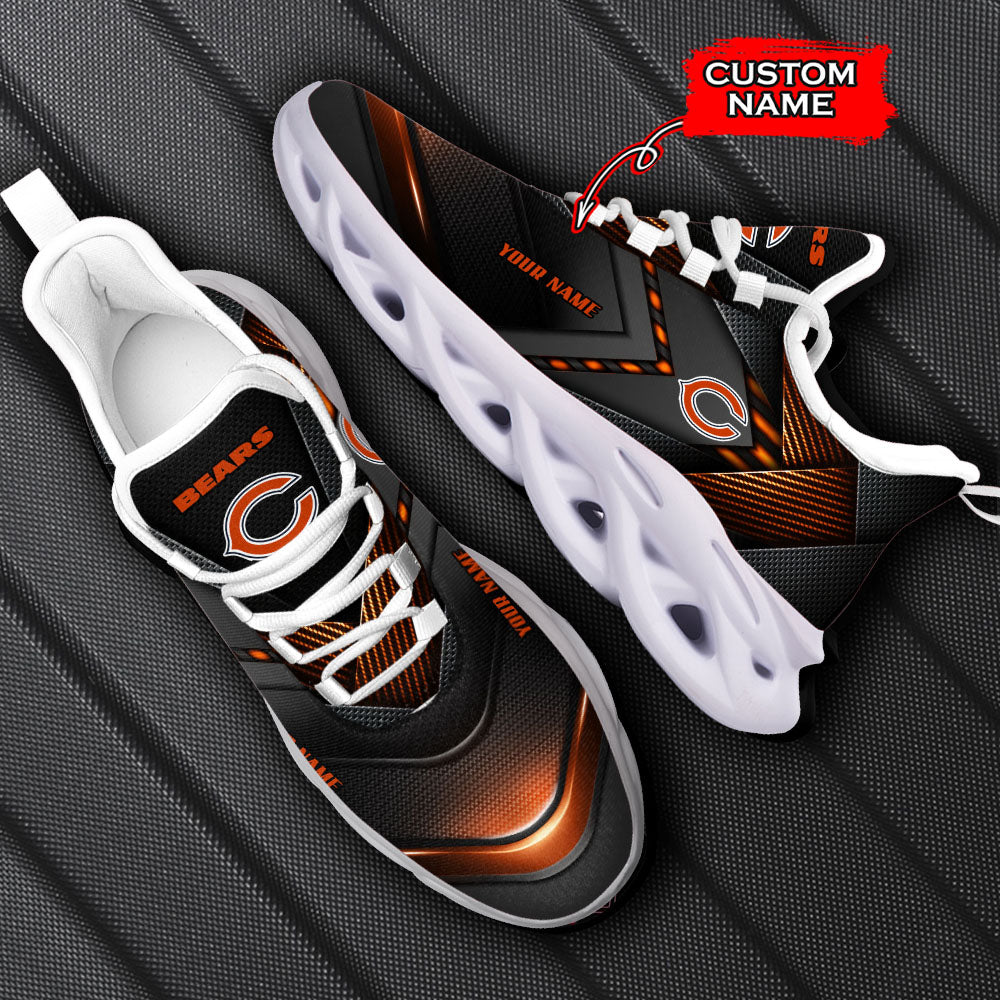 Ideafootwear Chicago Bears NFL Max Soul Shoes Sneakers For Men And Women
