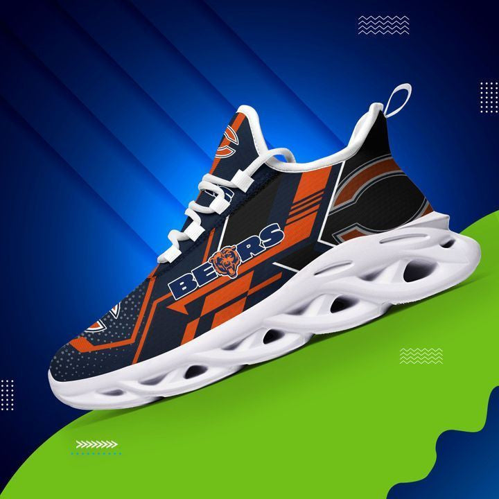 Ideafootwear Chicago Bears NFL Max Soul Shoes Sneakers For Men And Women