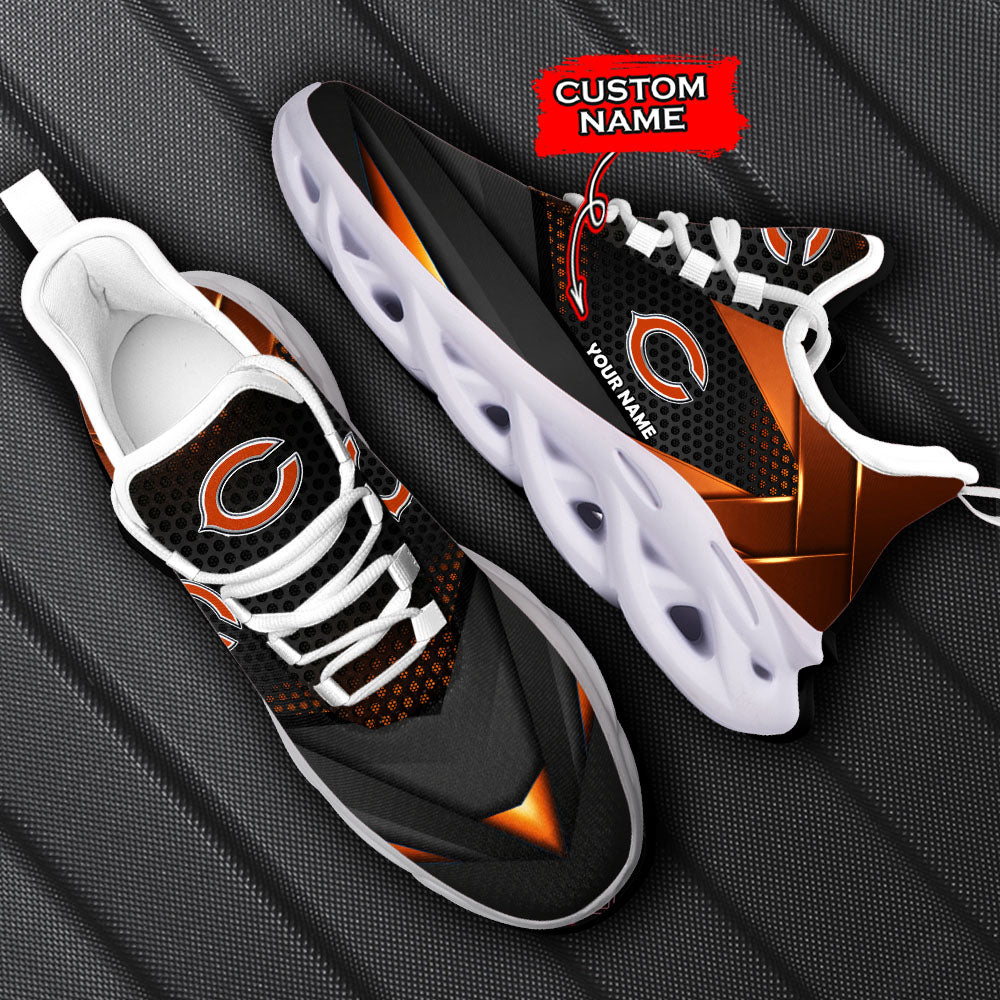 Ideafootwear Chicago Bears NFL Max Soul Shoes Sneakers For Men And Women