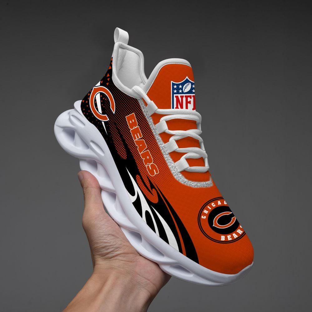 Ideafootwear Chicago Bears NFL Max Soul Shoes Sneakers For Men And Women