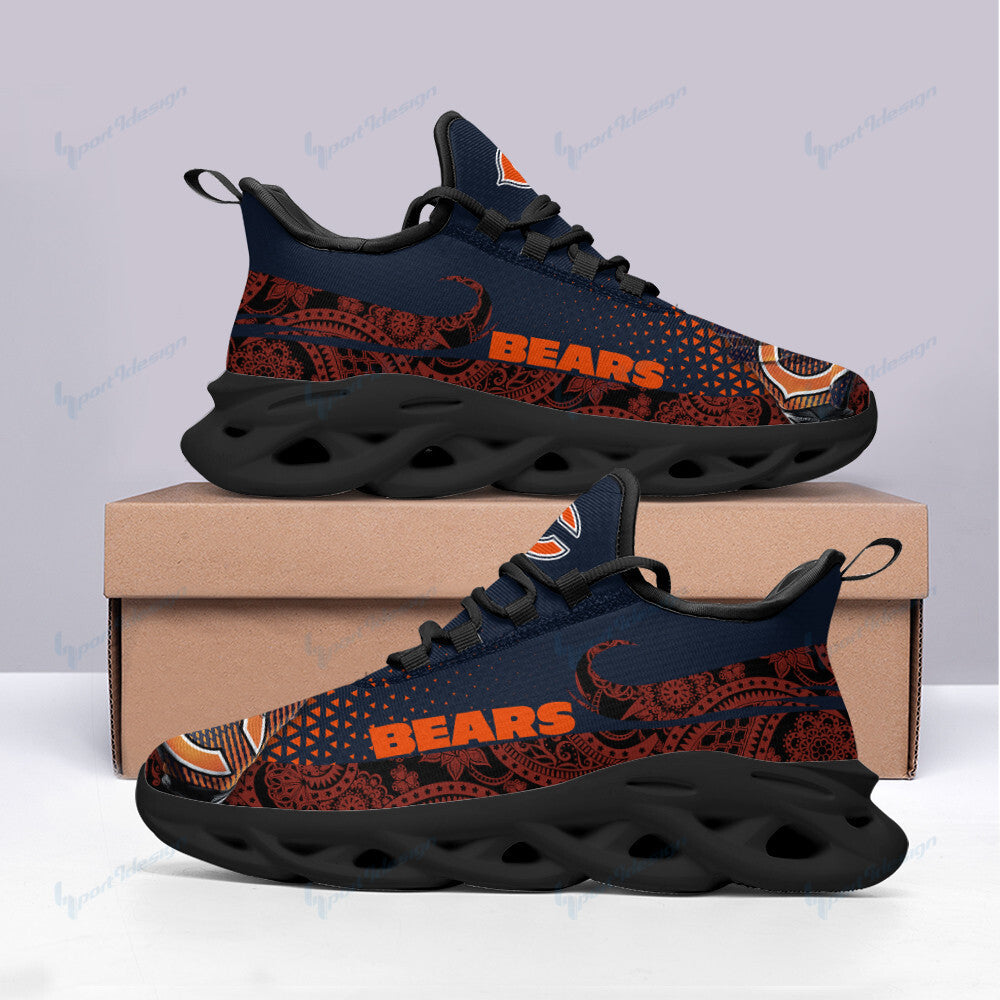 Ideafootwear Chicago Bears NFL Max Soul Shoes Sneakers For Men And Women