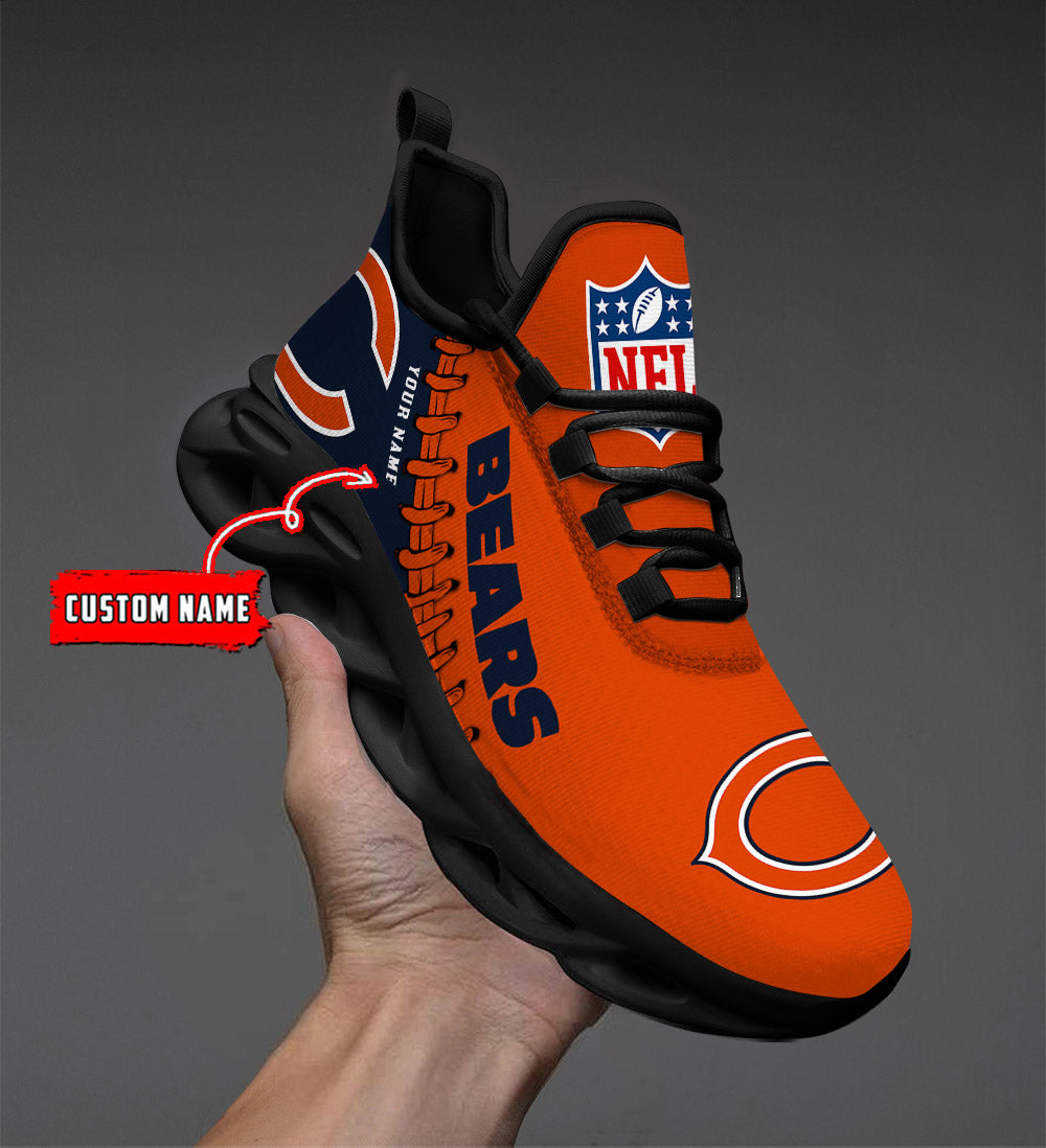 Ideafootwear Chicago Bears NFL Max Soul Shoes Sneakers For Men And Women